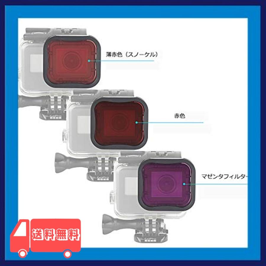 Soonsun Gopro Hero 7 6 5 Black ブラック スーパースーツ ダイブ ハウジング対応 外線透過フィルター 赤 薄赤 マ Cnz 麻生川商店 通販 Yahoo ショッピング