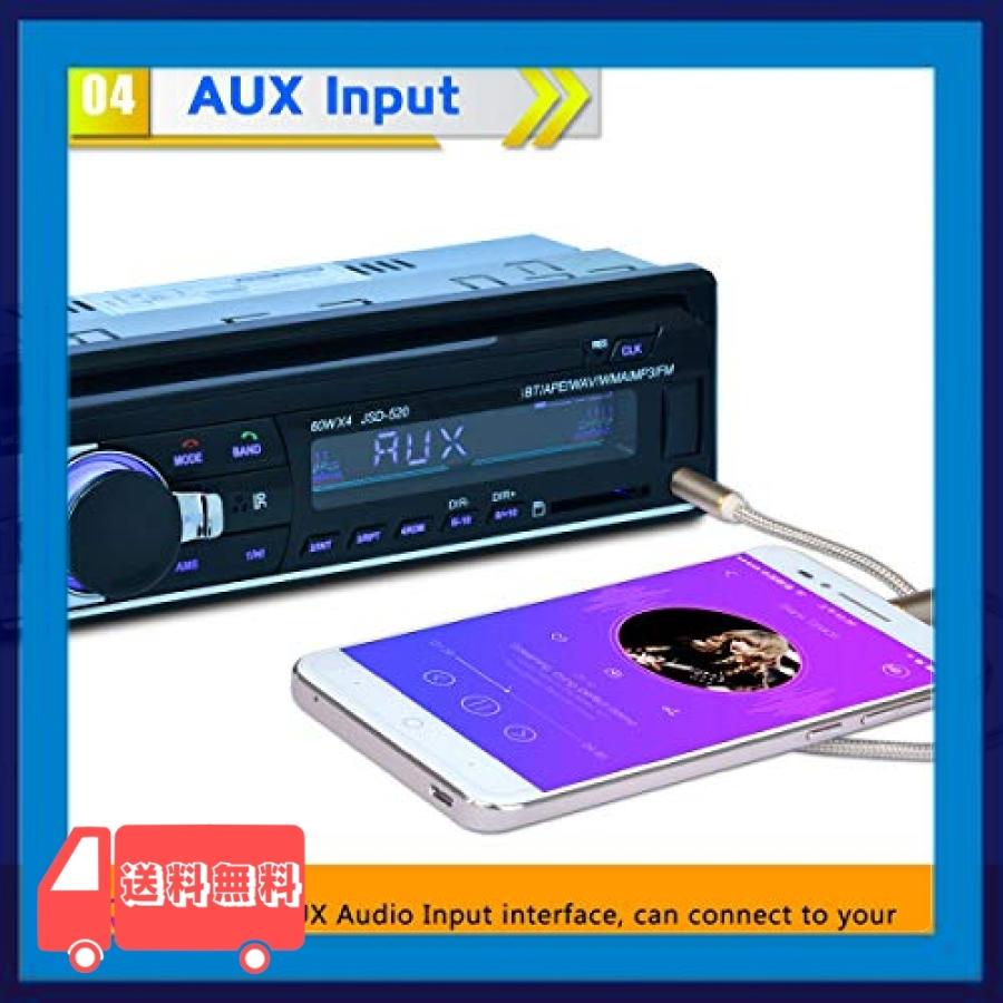 Eaglerich 自動車ラジオ Bluetooth 車音響 カーオーディオ ステレオ プレーヤー リモコン付き 1 Din 12v Dce 麻生川商店 通販 Yahoo ショッピング