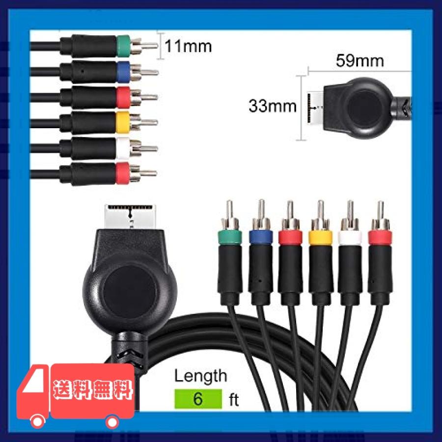 日本最大の Linkfor Ps2 Ps3用 コンポーネントavケーブル 6フィート 1 8m Ps3 Slim対応 Dprd Jatimprov Go Id