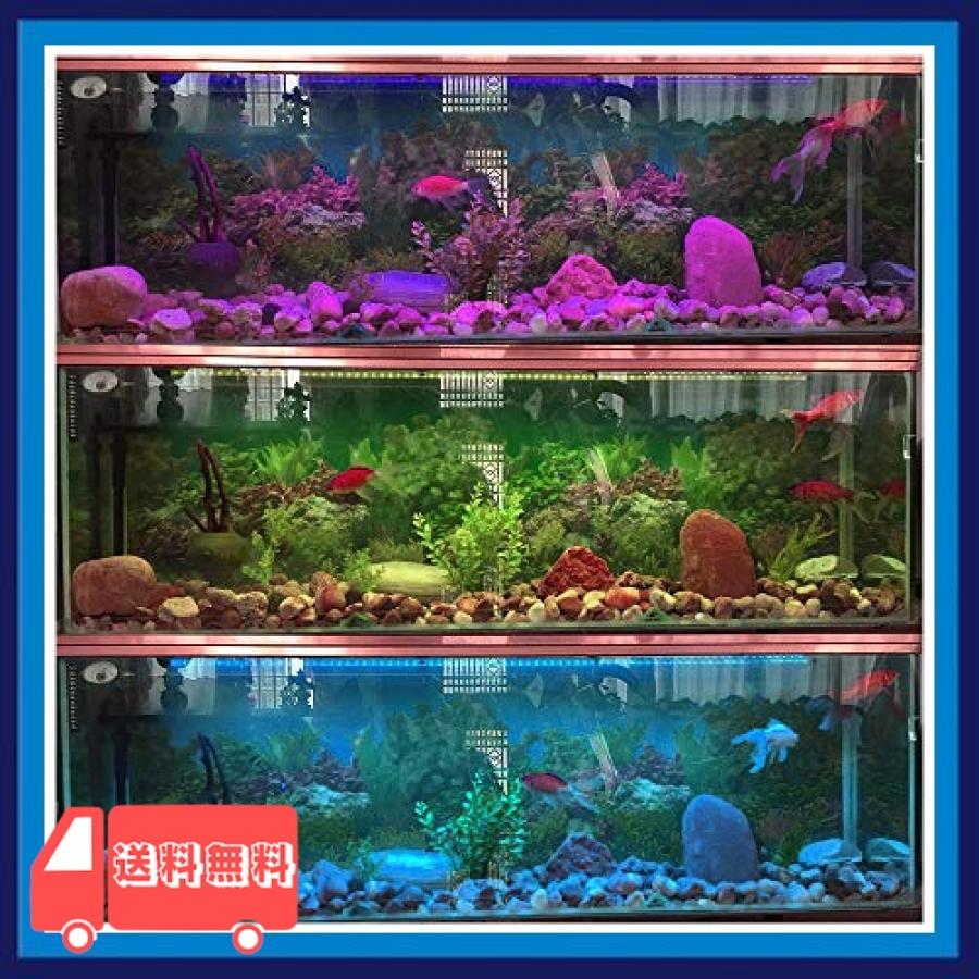 水槽ライト Led アクアリウムライト 水槽用照明 8w 30cm56cm 調光 調色 Rgb Led魚ライト熱帯魚 観賞魚 ライト 水槽照 Kho 麻生川商店 通販 Yahoo ショッピング