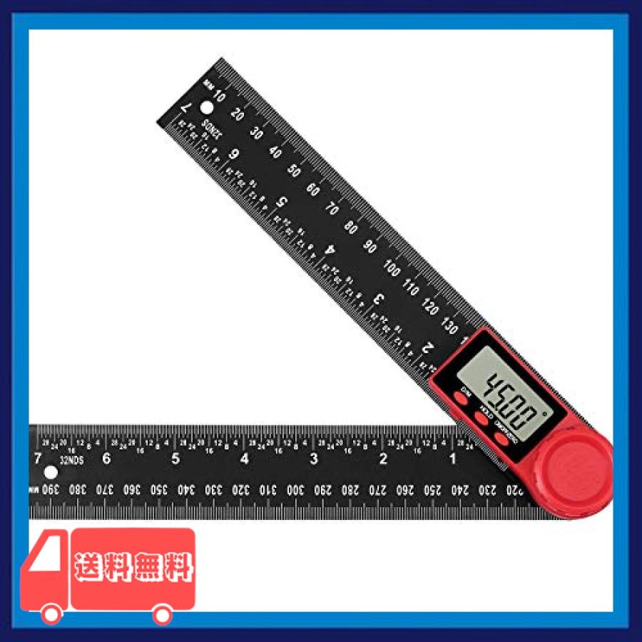 Autoutlet デジタル角度計 0mm 角度ルーラー 分度器 2 In 1角度ゲージ 360度自由調整 Lcd 角度ファインダー定規 8イン Sen8498 麻生川商店 通販 Yahoo ショッピング