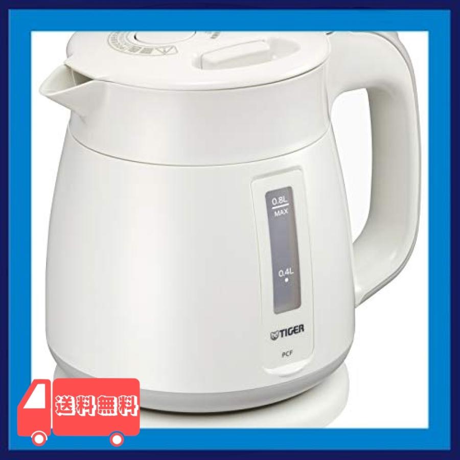 新品 タイガー魔法瓶 Tiger 電気ケトル ホワイト 800ml わく子 Pcf G080 W お歳暮 Turningheadskennel Com
