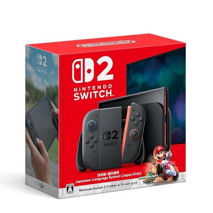 Nintendo Switch 2 新品 ニンテンドースイッチ2（日本語・国内専用） マリオカート ワールド セット BEE-S-KB6PA 本体一式 | 