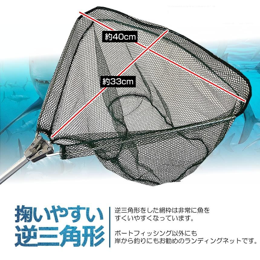 タモ網 釣り用 伸縮式 最大約 180cm 最短 95cm タモさん2 玉網 すくい