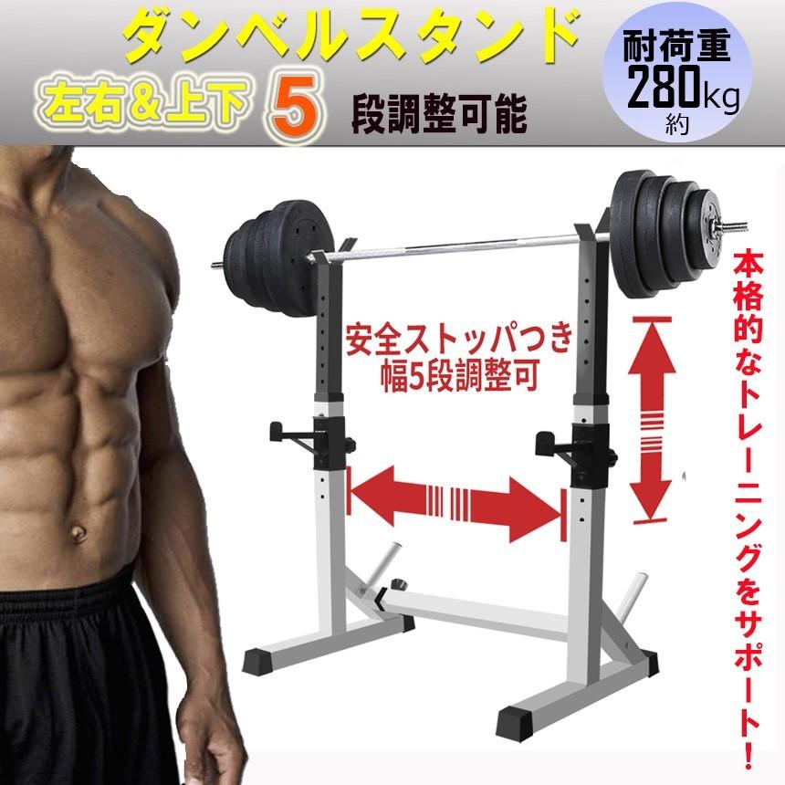 新型 高さ幅調節可能 バーベルスタンド ピース収納つき 自宅 マッスルジム ウェイトトレーニング 筋トレ スクワットスタンド ダイエット Baberust F0711 21a Shop East 通販 Yahoo ショッピング