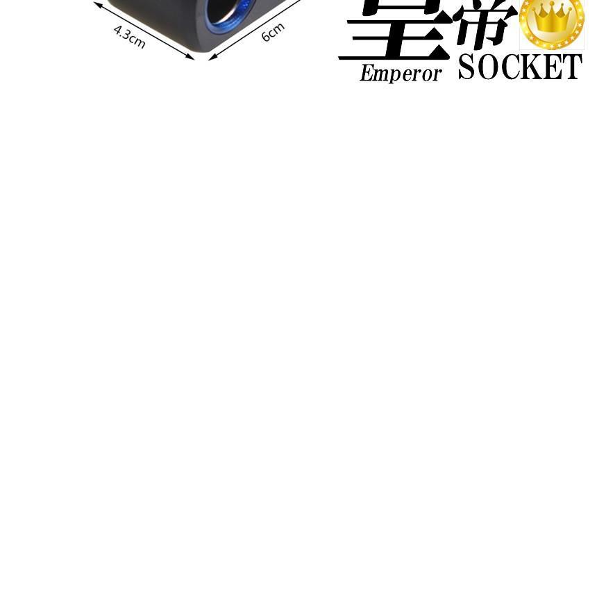 皇帝ソケット ブラック シガーソケット 2連 2個 増設 LED 搭載 自動車 カー用品 便利グッズ アイテム スマホ iphone タブレット 充電 KOUTEI-BK｜aspace｜06