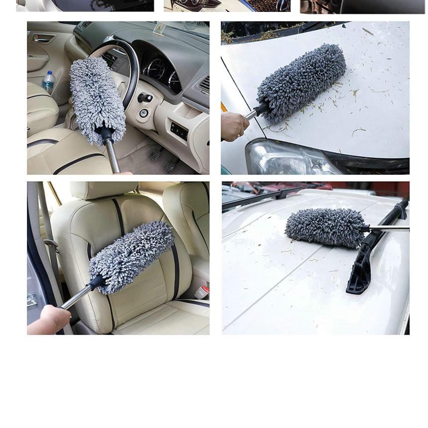 洗車用 伸びる ハンディモップ 洗車ブラシ 車用ほこり取り モップ ダスター 伸縮 80cm ボディ ホイール用 傷防止 軽量 Bakumop Kg0808 1a アルファスペース 通販 Yahoo ショッピング