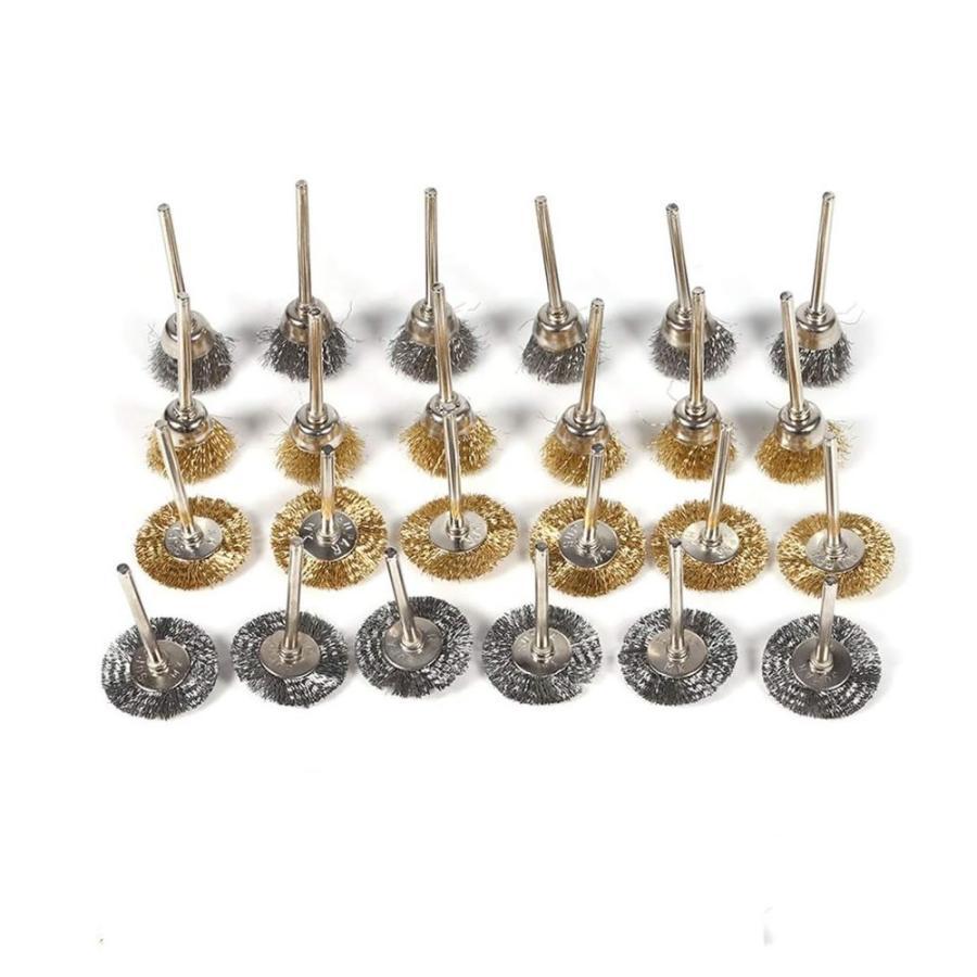 ワイヤーブラシ 小型電動ワイヤーブラシ サビ取り ルーター