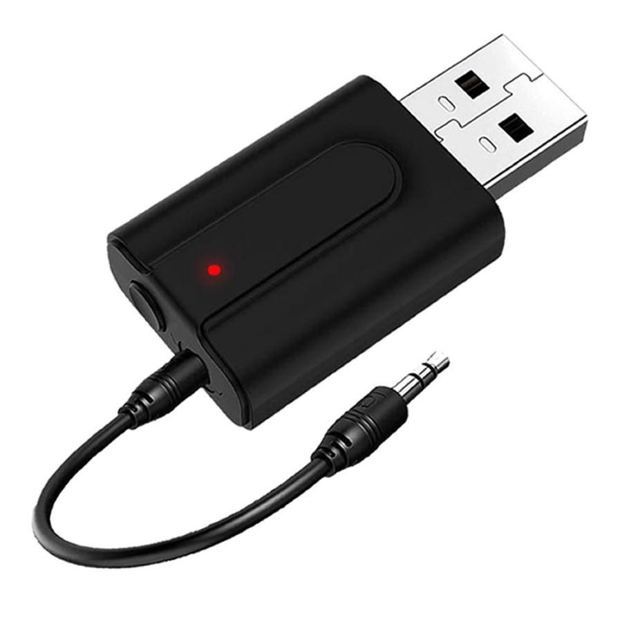 Bluetooth 5 トランスミッター レシーバー 2in1 無線 オーディオ 送信