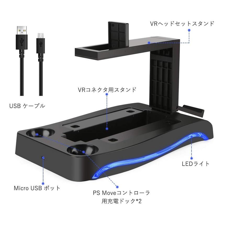 Vr 多機能 スタンド Psvr Ps Move コントローラ 充電 Vrコネクタ Vrヘッドセット Cuh Zvr2 Ps3move Ps4move 対応 収納 Vrstand Mf12 9a アルファスペース 通販 Yahoo ショッピング