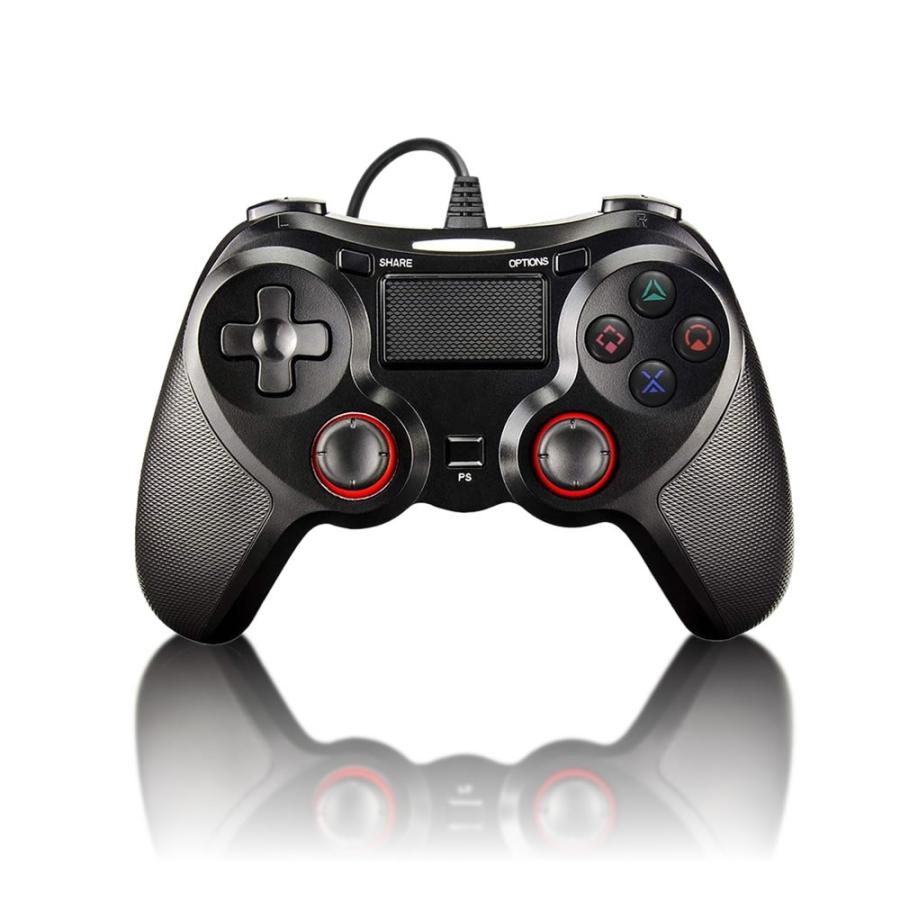 Ps4用 コントローラー Pc Usb ゲームパッド 有線ゲームパッド Ps3 Pc Ps4対応 Gramaster Mg0712 13a アルファスペース 通販 Yahoo ショッピング