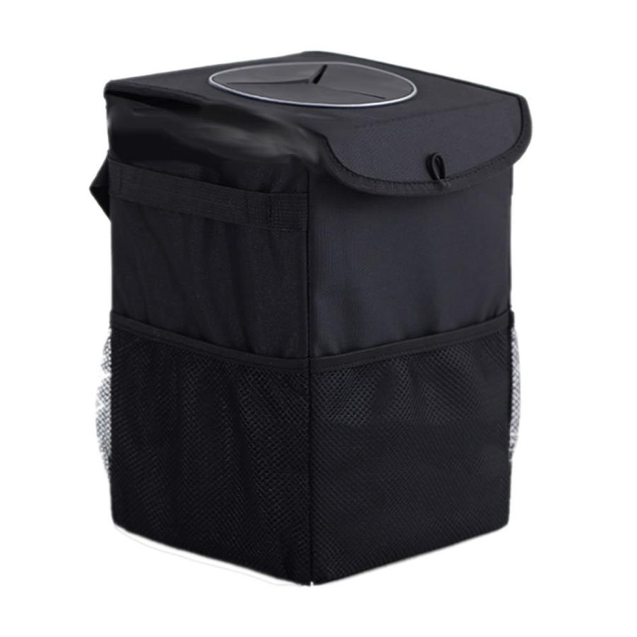 車用 ゴミ箱 ごみ箱 12l 車用ゴミ袋 おしゃれ くるま用 転倒防止 蓋つき マジックテープ付き コンパクト 折り畳み可能 Shagogo S Kh1118 15a アルファスペース 通販 Yahoo ショッピング