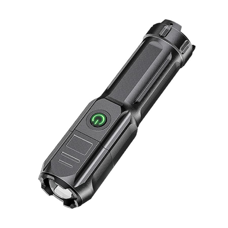 懐中電灯 LED 充電式 強力照射 緊急 災害 防災 電池不要 停電 防水 キャンプ 登山 アウトドア スポットライト ランプ 照明 500ｍ ズーミングライト ZOOMSURO |  | 08