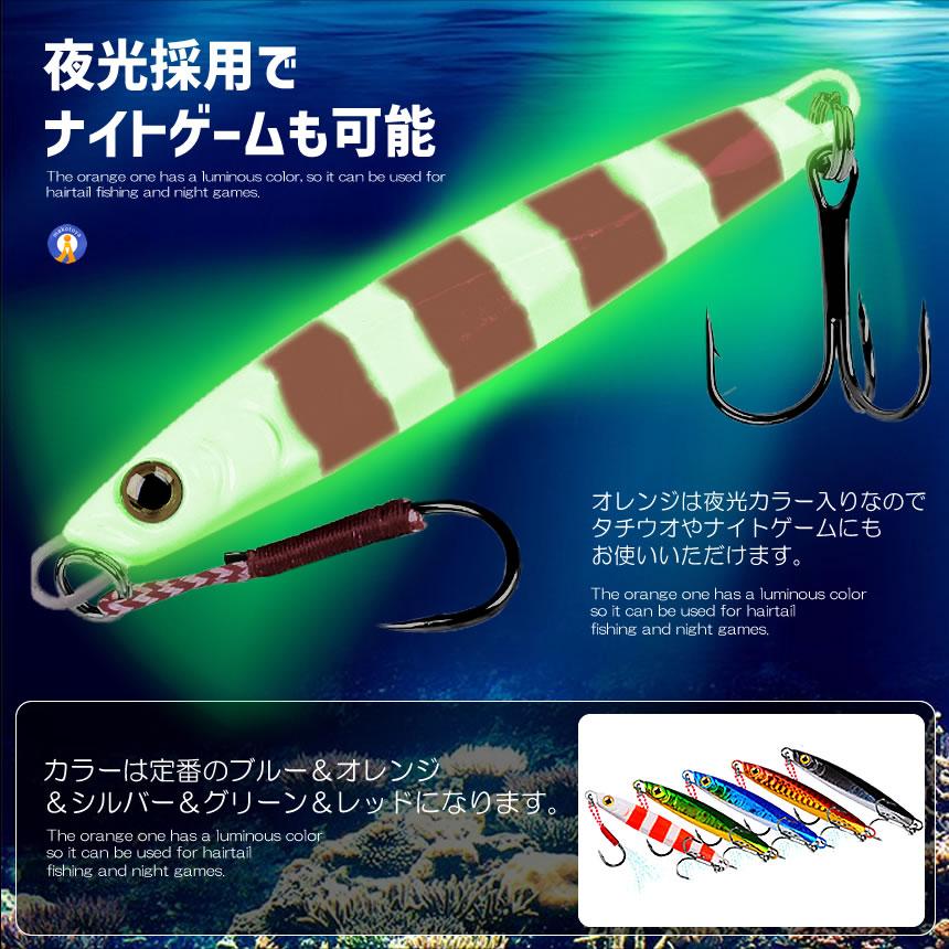 ルアー ジグ 5種類セット リアル ベイト 15g 0.53OZ オフショア
