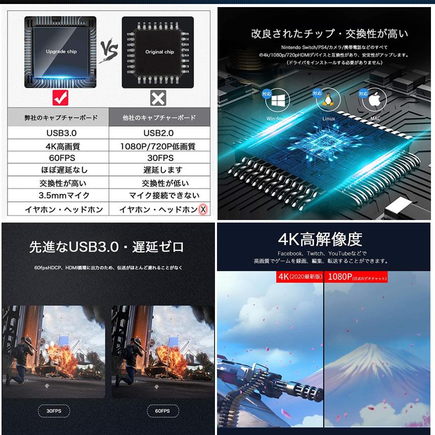 ビデオキャプチャー 4k ボックス 録画 転送 ゲーム ビデオ 軽量小型 Usb3 0 Pc Switch Ps4 Windows Youtube 4kcapbox S Mh0624 13a アルファスペース 通販 Yahoo ショッピング