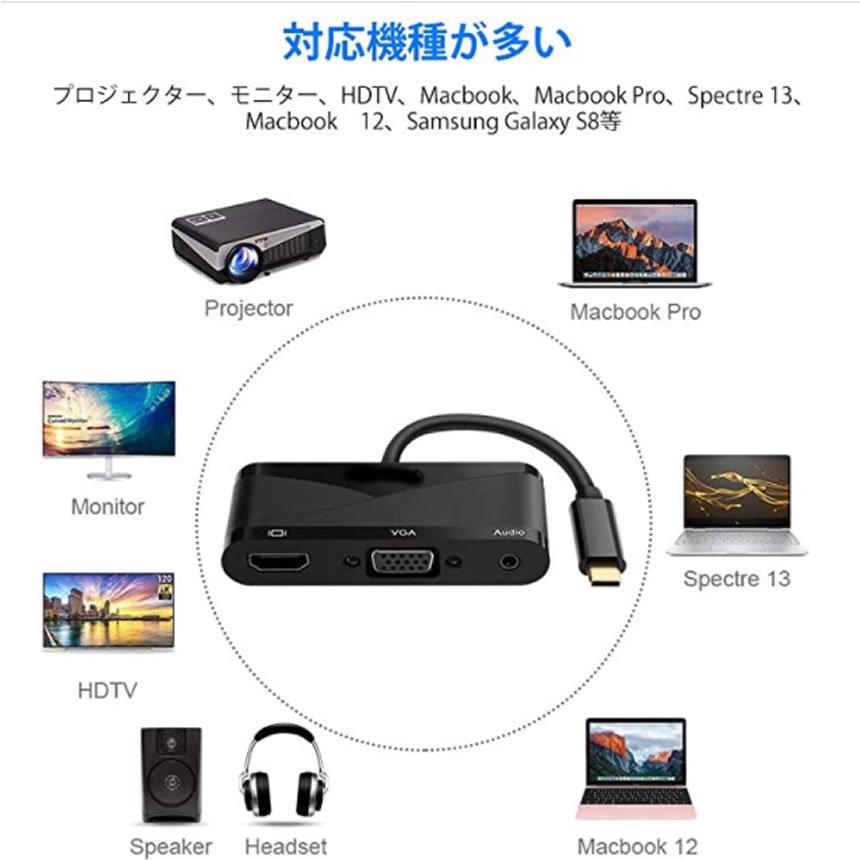 USB Cハブ 4in1｜aspace｜04