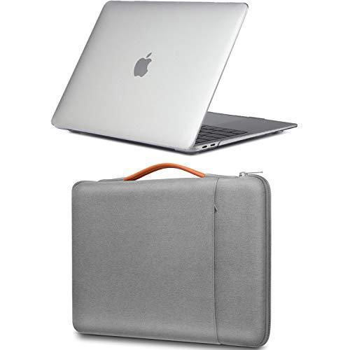 激安超安値 ProCase MacBook 適用機種：2020/2019/2018発売 ハードシェルケース＋スリーブバッグ， 専用 13” Air MacBook ノートパソコンバッグ、ケース