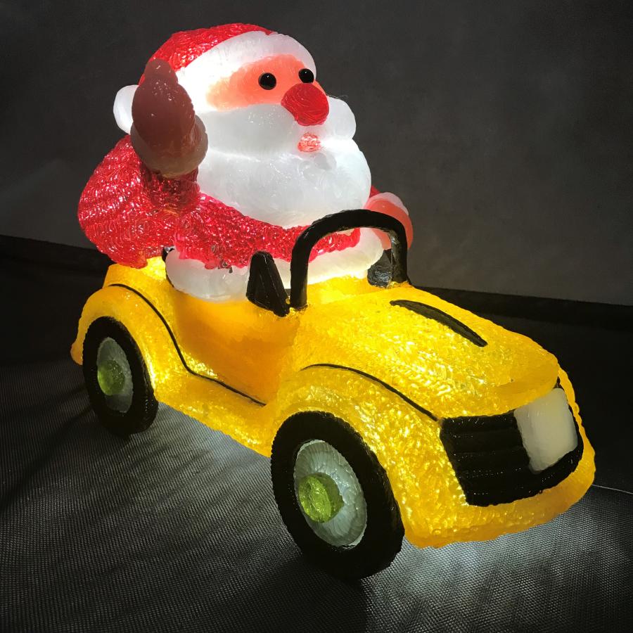 ドライブサンタさん 自動車サンタ LEDイルミネーション : アスペン