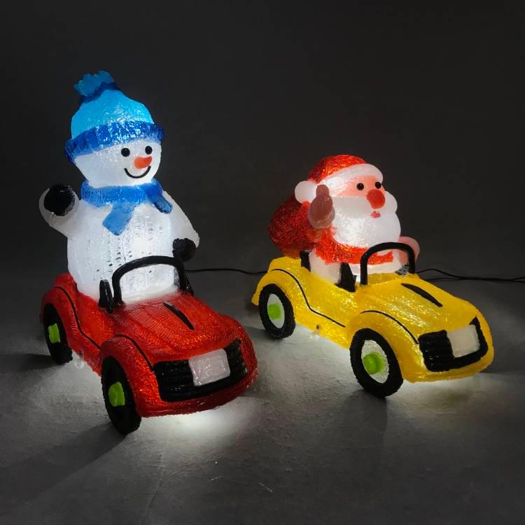 ドライブサンタさん 自動車サンタ LEDイルミネーション : アスペン