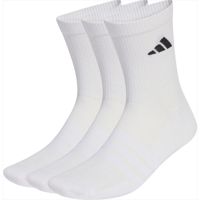 adidas（アディダス） ESS クッション 3Pクルーソックス (D5273