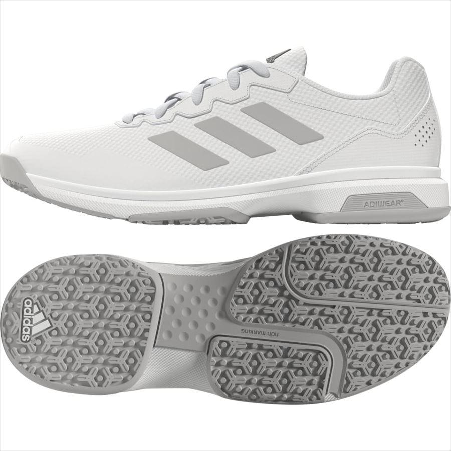 新品タグ付き✨Adidas テニスシューズ SoleCourt クラウドホワイト Amazon | adidas Men's Solecourt Tennis Shoe, Ink/White/Ink