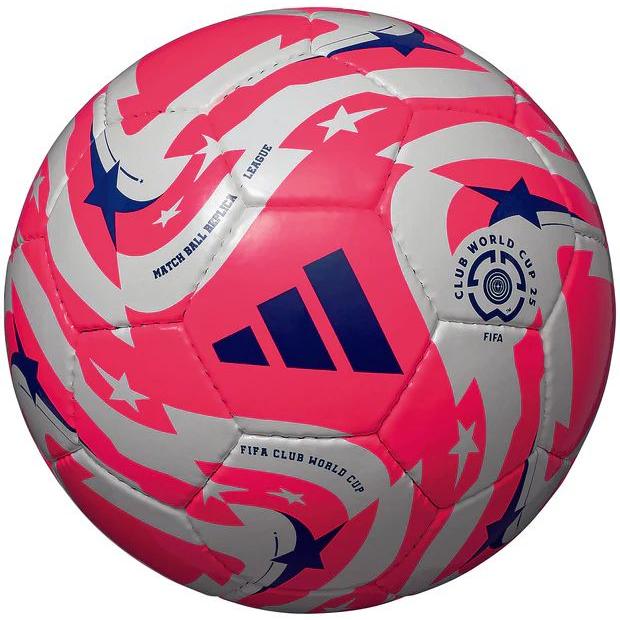 [adidas]アディダス サッカーボール検定4号球 ムンディアル・デ・クルーベスFIFA 25 リーグ (ADF414R) ピンク[取寄商品] | adidas