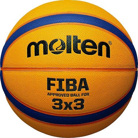 [molten]モルテン 3×3専用バスケットボール 国際公認・検定6号球 リベルトリア5000 3×3 (B33T5000) イエロー×ブルー[取寄商品] | molten