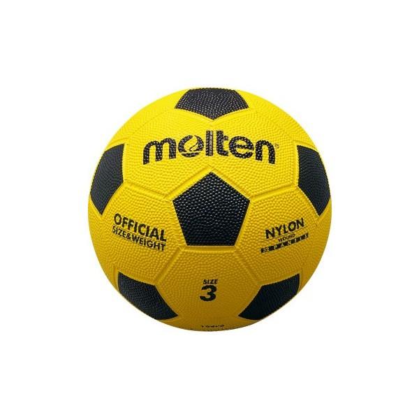 [molten]モルテン ゴムサッカーボール3号球 亀甲ゴムサッカー (F3Y) Y黄×黒[取寄商品] | molten