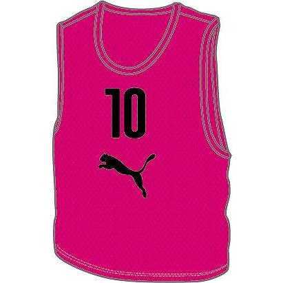 プーマ　ビブス10枚セット　ピンク　XXLサイズ PUMA（プーマ） サッカービブス10枚セット（2~11番） (920604)(05