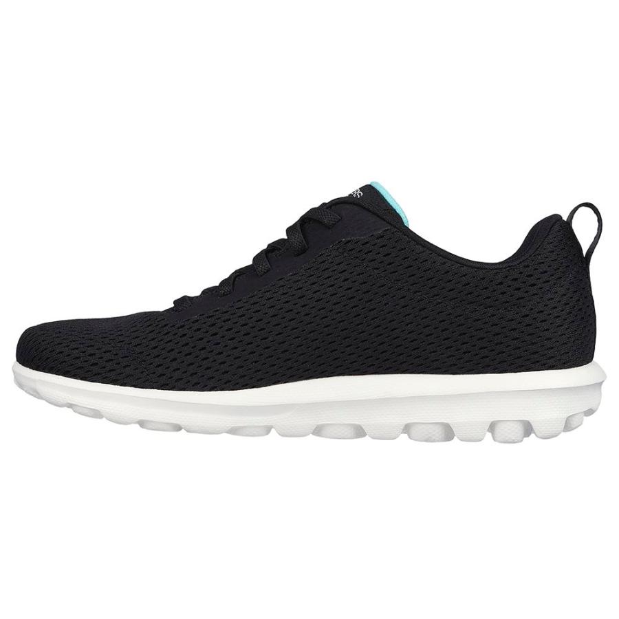 [SKECHERS]スケッチャーズ レディースカジュアルシューズ GO WALK TRAVEL - FUN JOURNEY (124985)(BKAQ) ブラック/アクア[取寄商品] | SKECHERS | 03