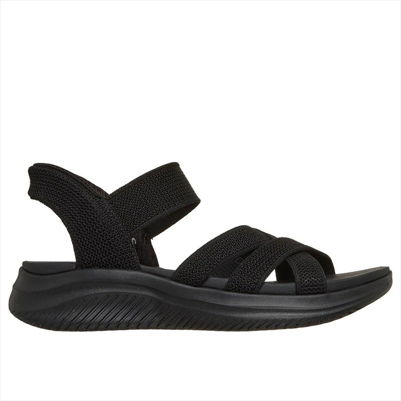 [SKECHERS]スケッチャーズ レディースサンダル ULTRA FLEX 3.0-FOREVER BETTER (164085)(BBK) ブラック[取寄商品]の画像