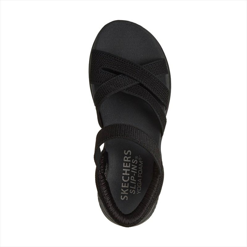[SKECHERS]スケッチャーズ レディースサンダル ULTRA FLEX 3.0-FOREVER BETTER (164085)(BBK) ブラック[取寄商品]の画像