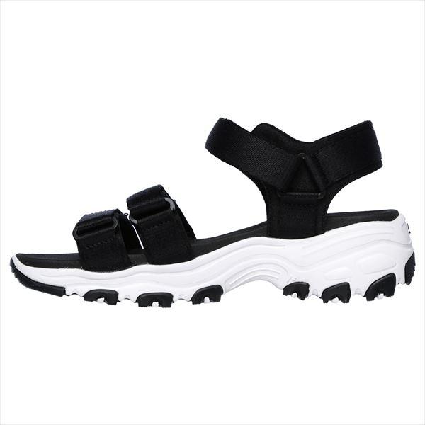 [SKECHERS]スケッチャーズ レディースサンダル D’ LITES - FRESH CATCH (31514)(BLK) ブラック[取寄商品]｜aspo｜05