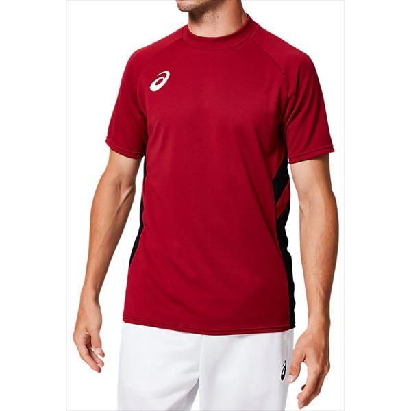 [asics]アシックス サッカーウェア ゲームシャツ (2101A038)(601) バーガンディ[取寄商品]｜aspo