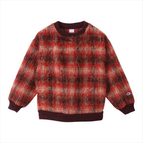 [Champion]チャンピオン レディース クルーネックシャツ (CW-U610)(100) レッド[取寄商品]