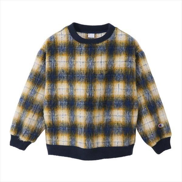 [Champion]チャンピオン レディース クルーネックシャツ (CW-U610)(741) イエローＸネイビー[取寄商品]
