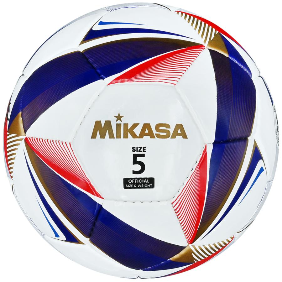 未使用 ポロ・ラルフ・ローレン サッカーボール MIKASA（ミカサ） 手縫いサッカーボール 検定球5号 (FT528D-W
