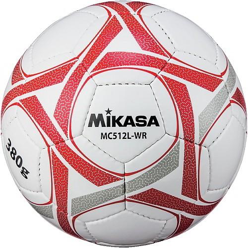 [MIKASA]ミカサ サッカーボール軽量5号球380g (MC512L-WR) ホワイト/レッド[取寄商品]｜aspo