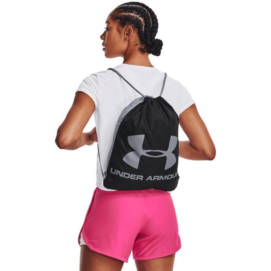 【1点までメール便可】 [UNDER ARMOUR]アンダーアーマー UA オージー サックパック (1240539)(009) ブラック/スティール[取寄商品] |  | 02