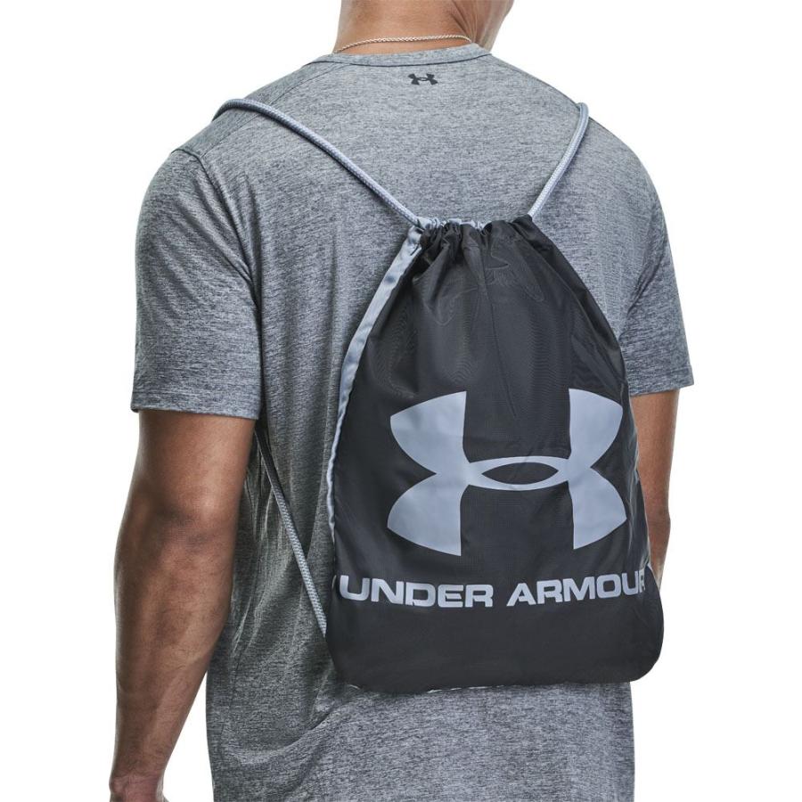 【1点までメール便可】 [UNDER ARMOUR]アンダーアーマー UA オージー サックパック (1240539)(009) ブラック/スティール[取寄商品] |  | 03