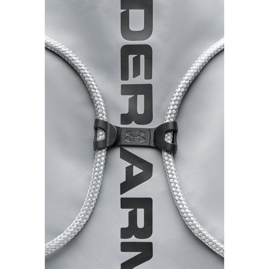 【1点までメール便可】 [UNDER ARMOUR]アンダーアーマー UA オージー サックパック (1240539)(009) ブラック/スティール[取寄商品] |  | 04