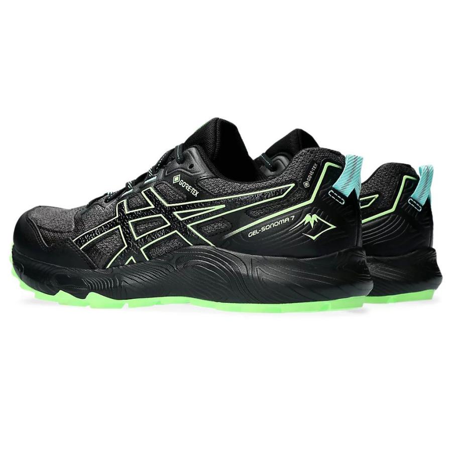 [asics]アシックス<br>ランニングシューズ<br>GEL-SONOMA 7 GTX<br>(1011B593)(004)<br>ブラック/イルミネイトグリーン｜aspo｜02