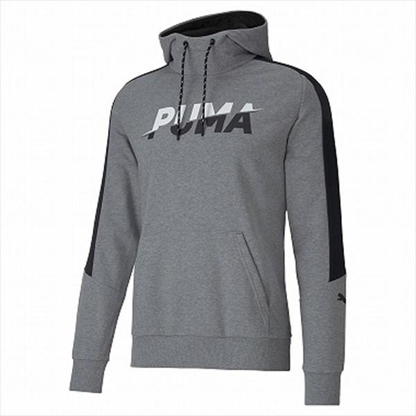 PUMA（プーマ） MODERN SPORTS プルオーバー スウェットパーカー (585191)(03)グレー : ASPOアスリート ...