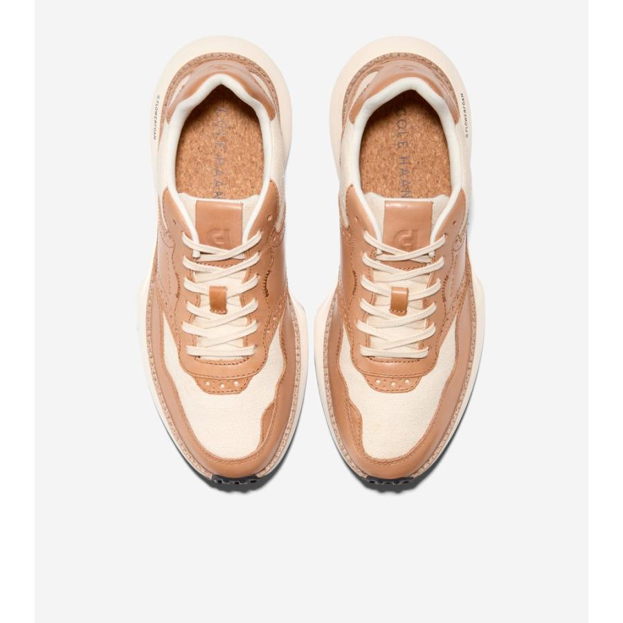 [COLE HAAN]コールハーン メンズシューズ グランドプロ アッシュランド テキスタイル (C38604)CHピーカン/ヘンプ/アイボリー |  | 04