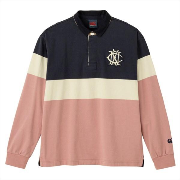 Canterbury ラガーシャツ 赤⁄白 新品タグ付き Lサイズ カンタベリー