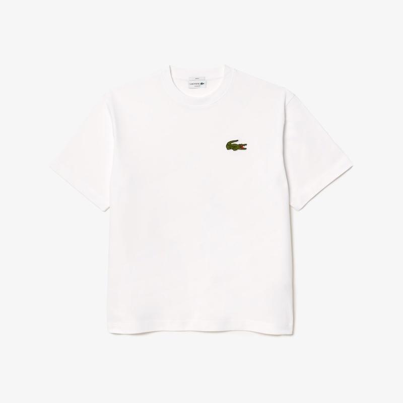 LACOSTE [LACOSTE]ラコステ シェニールワニロゴルーズフィットT