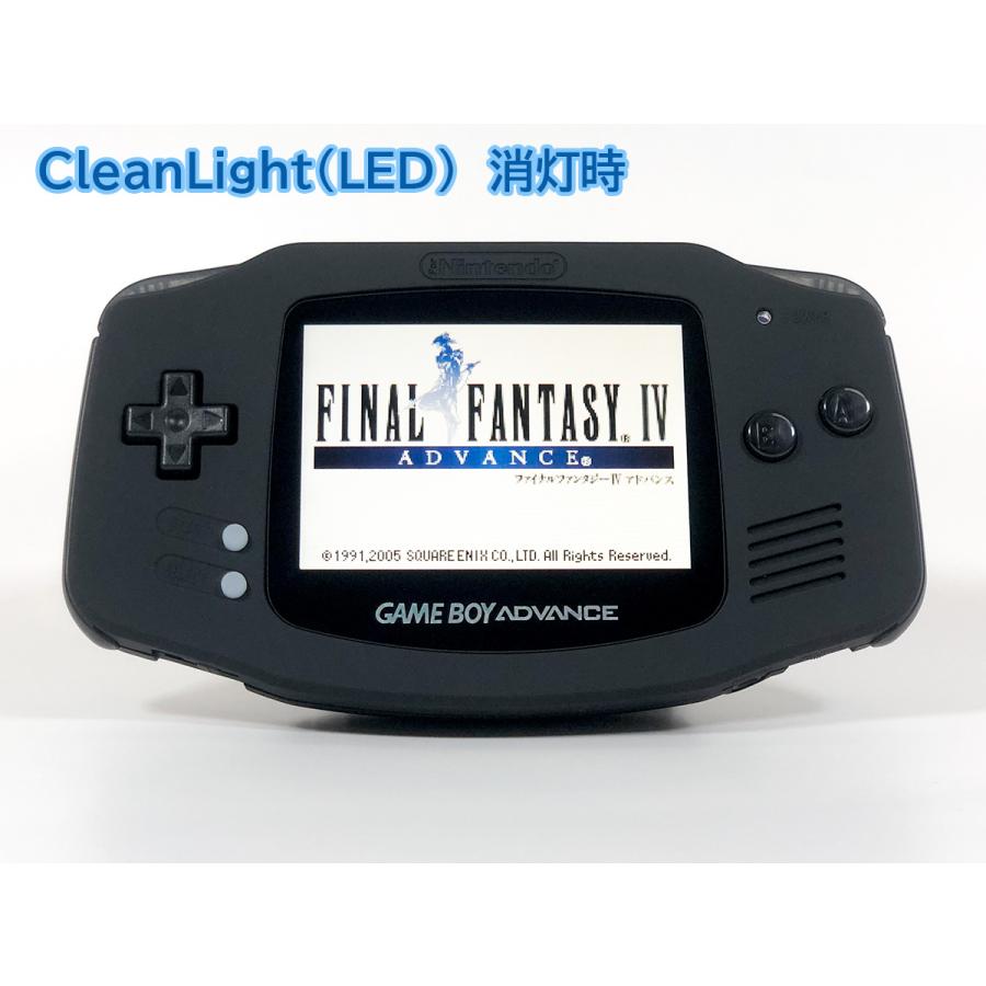 ゲームボーイアドバンス RetroSixプレステージカスタム Funnyplaying IPS マットブラックｘCleanLght(LED)緑+バッテリー内蔵可能 送料無料 |  | 02