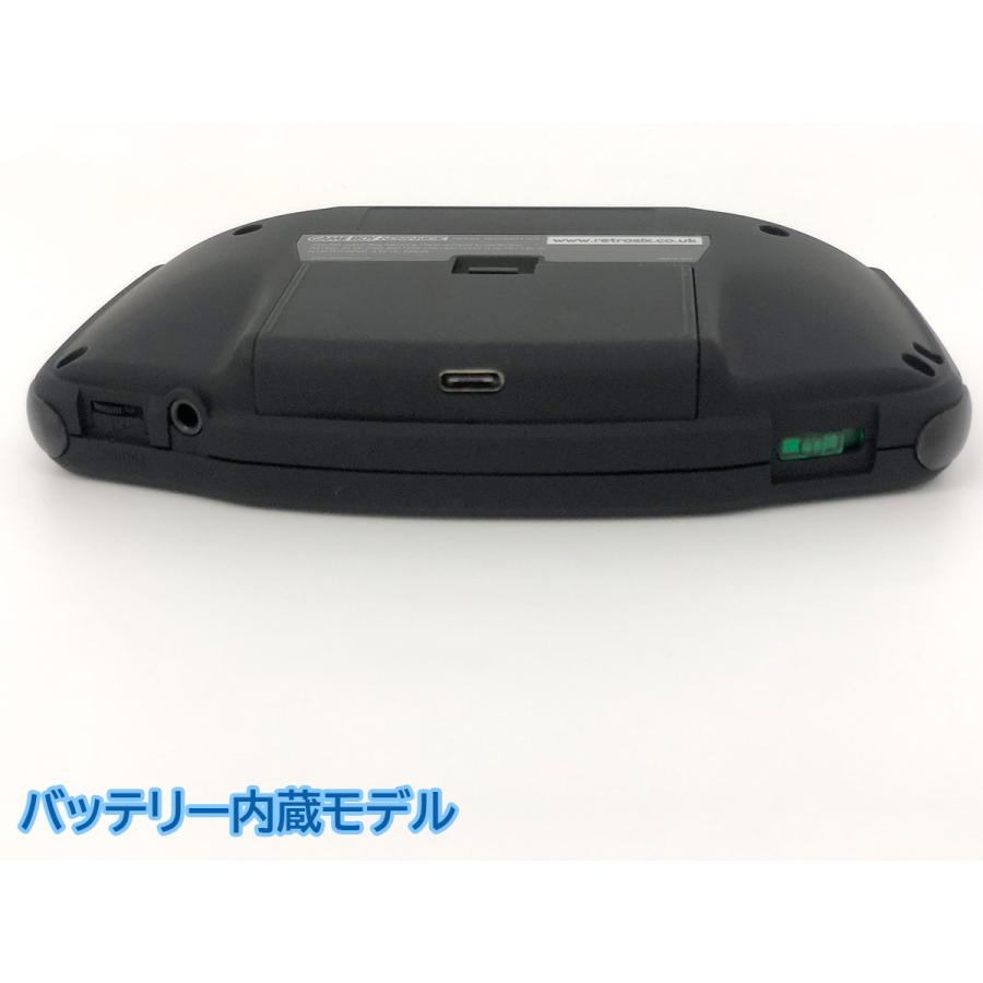 ゲームボーイアドバンス RetroSixプレステージカスタム Funnyplaying IPS マットブラックｘCleanLght(LED)緑+バッテリー内蔵可能 送料無料 |  | 06