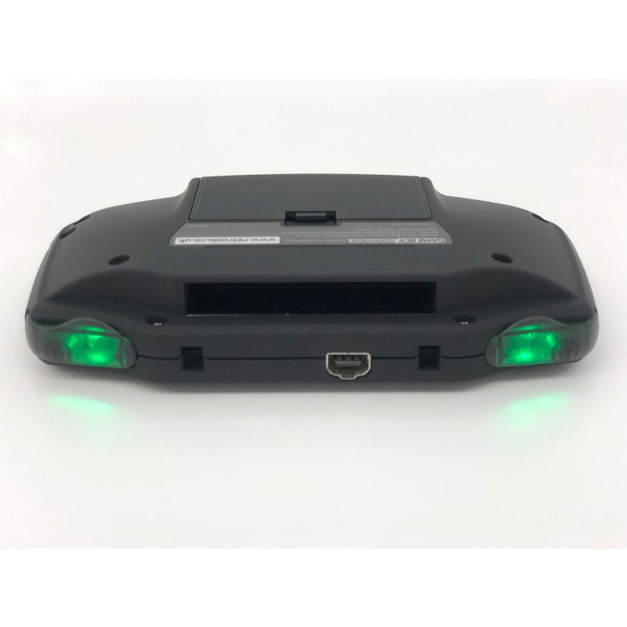 ゲームボーイアドバンス RetroSixプレステージカスタム Funnyplaying IPS マットブラックｘCleanLght(LED)緑+バッテリー内蔵可能 送料無料 |  | 08