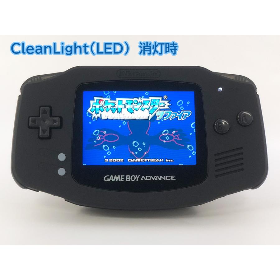 ゲームボーイアドバンス RetroSixプレステージカスタム Funnyplaying IPS マットブラックｘCleanLght(LED)赤+バッテリー内蔵可能 送料無料 |  | 01